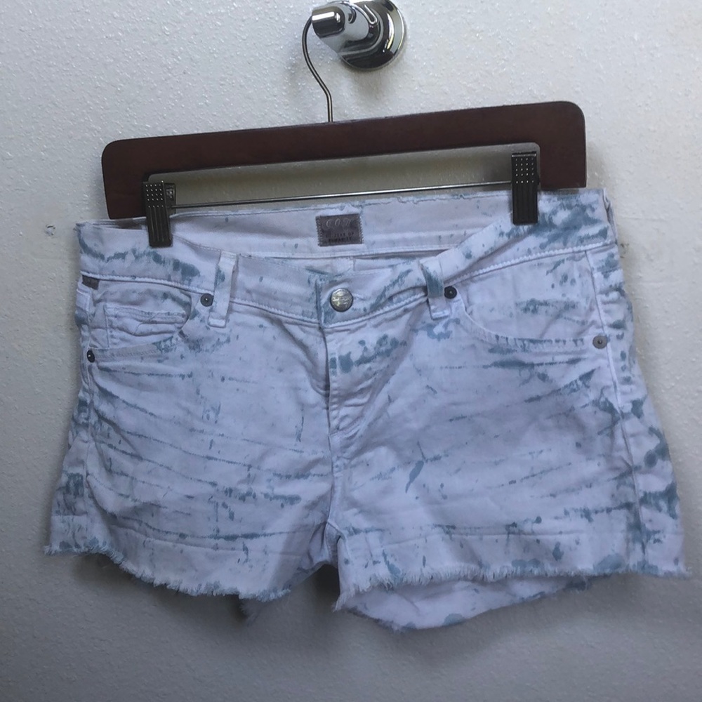 Citizen oh humanity white denim shorts size 29